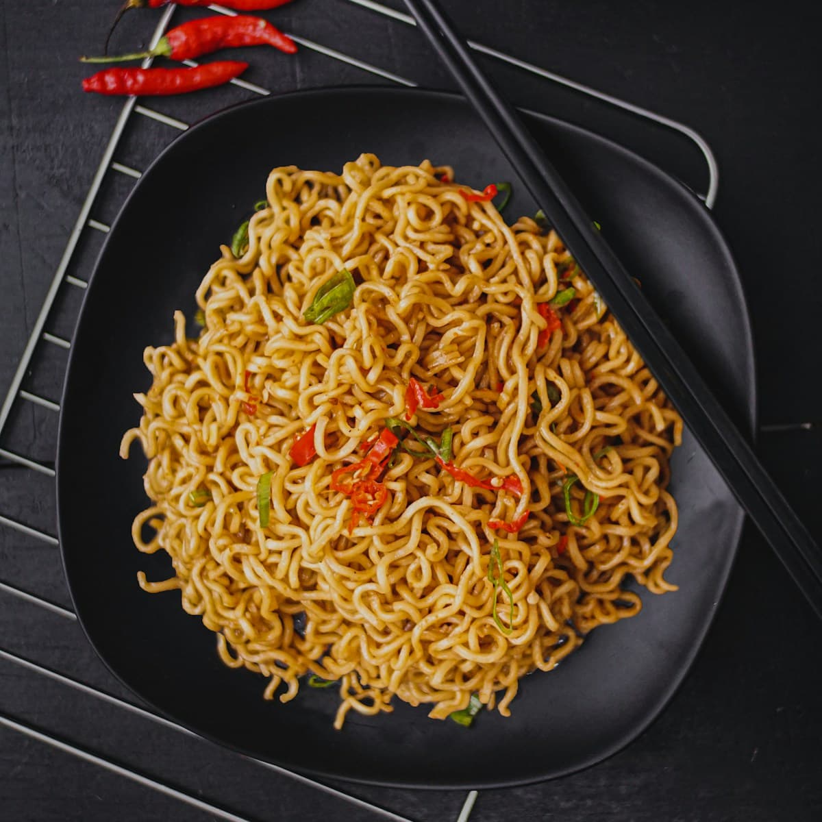 No-Egg Ramen Fried Noodles